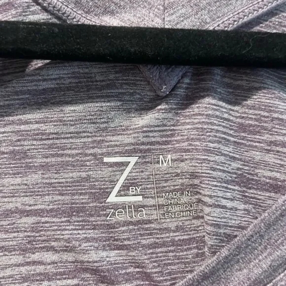 Z by Zella Purple Heathered Top - Picture 3 of 3